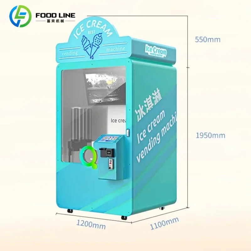 Selective Frozen Food Ice Cream Vending Machine Commercial Ice Cream Maker wholesale price