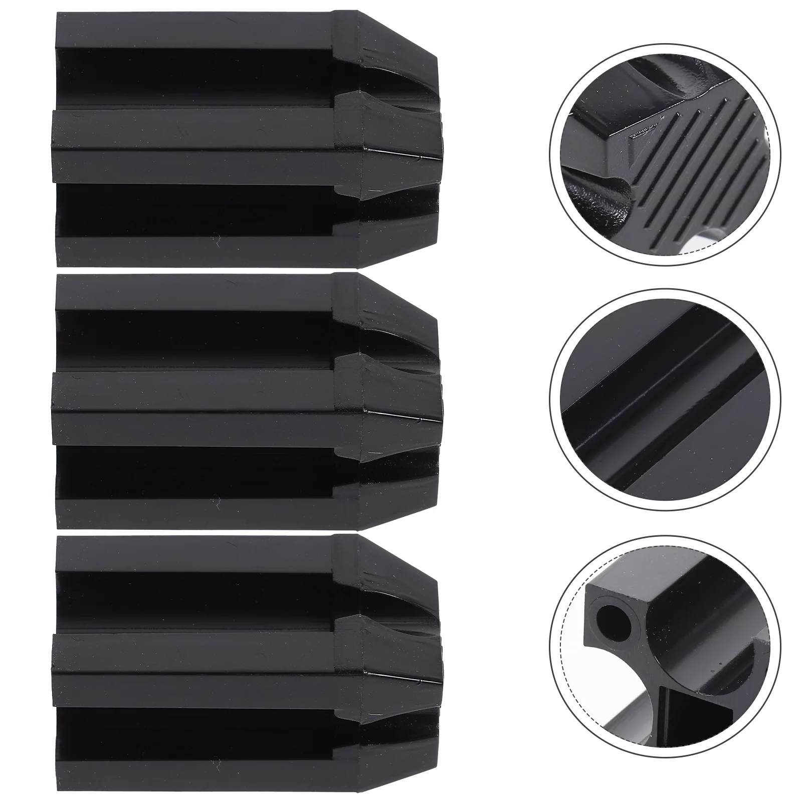 3-teiliger Augenbrauenspitzer, Premium-Make-up-Werkzeug für Eyeliner, Lipliner, Bleistifte, kompakter tragbarer Spitzer