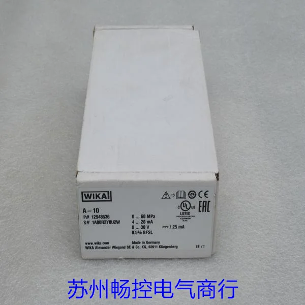 * Sales * New German WIKA Pressure Sensor A-10 Spot 0-60Mpa WIKA 12948536