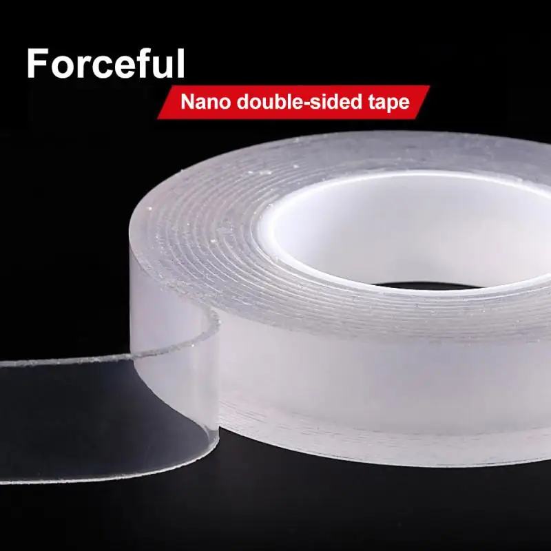 Ultra-strong Double-sided Adhesive Nano Tape Transparent Waterproof Extra Strong Sticky Strip Heavy-duty Two Side Tape