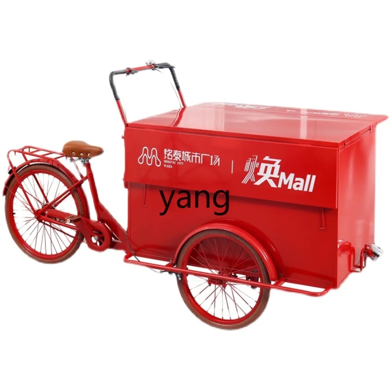 CX  mobile stall milk tea shop trolley multi-functional sales truck retro cycling fast food truck