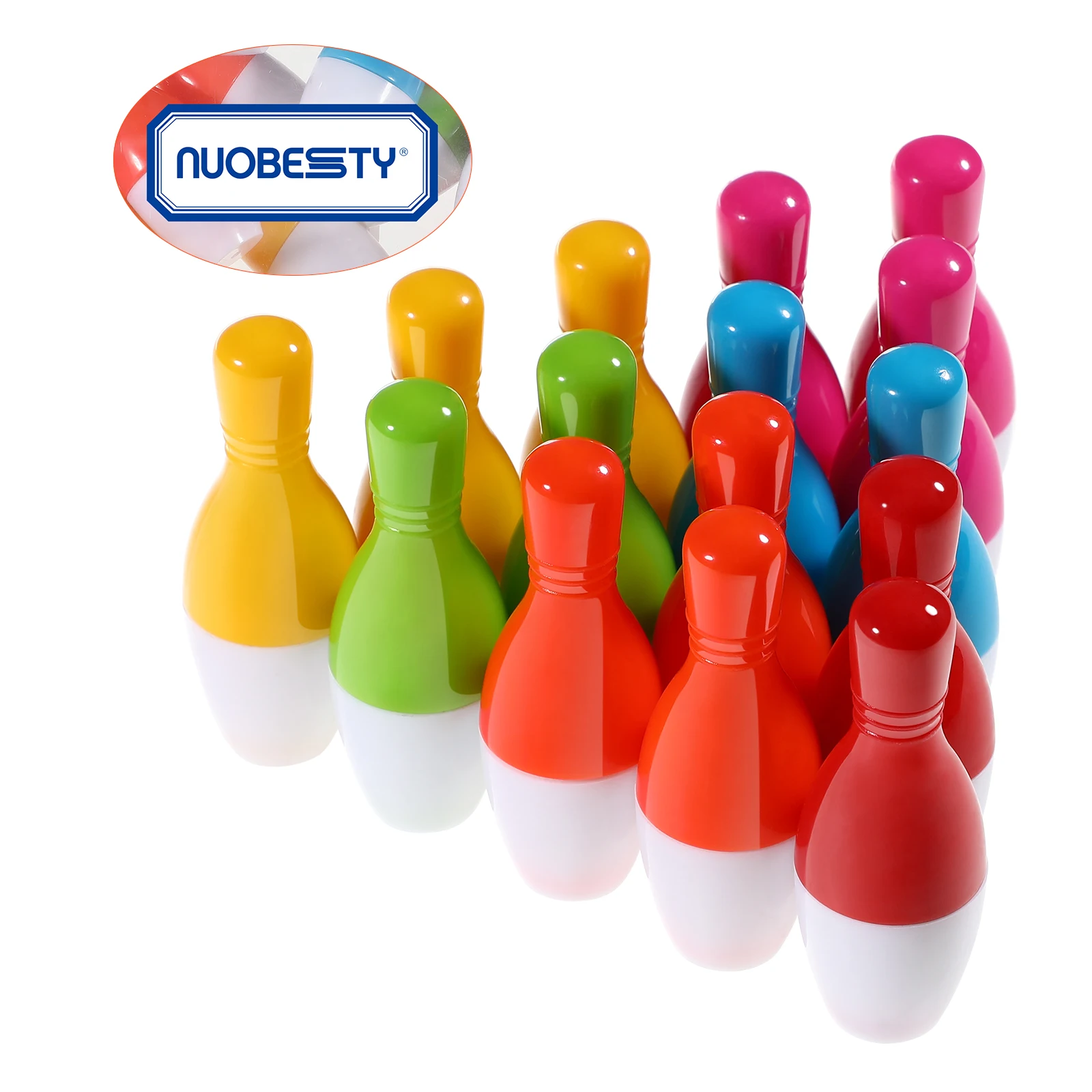 

15 Pcs Cartoon Bowling Pens Creative Bowling-Pin Shaped Signing Pens Ballpoint Pens Student Stationery School Supplies for Kids