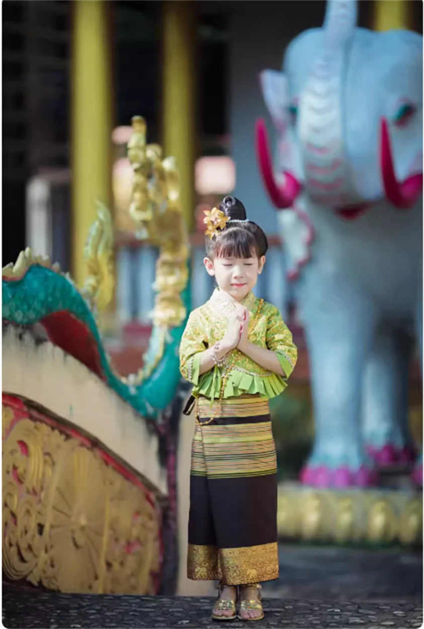 Xishuangbanna Dai, ropa de estilo étnico para mujer