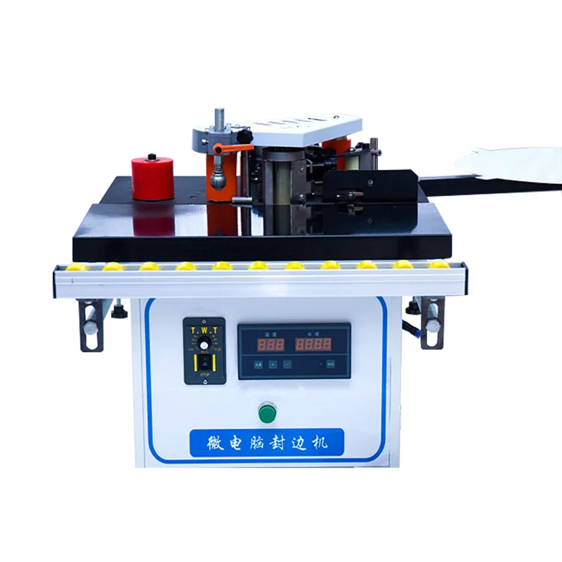 wood pvc cut itseld woodworking edge bander Microcomputer automatic tape breaking Automatic strip break edge banding Machine