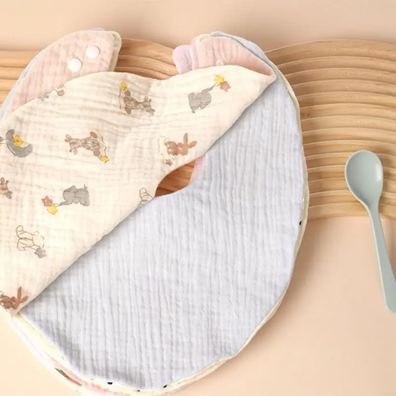 

Absorbent Cotton Baby Wipes Multiple Pattern Baby Wipes for Drooling & Teething