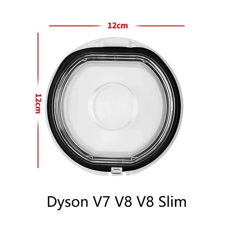 Bottom Lid for Dyson V7 V8 V11 V10 V12 V15 Vacuum Cleaner-Top Fixed Sealing Ring of Dust Bin Replacement Dust Collection Parts