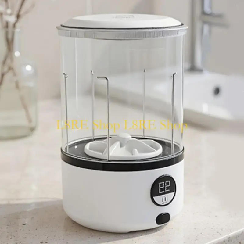 L8RE Wireless Underwear Washer Machine With Detachable Cup High Frequency Vibration Technology For Sanitary Cleaning