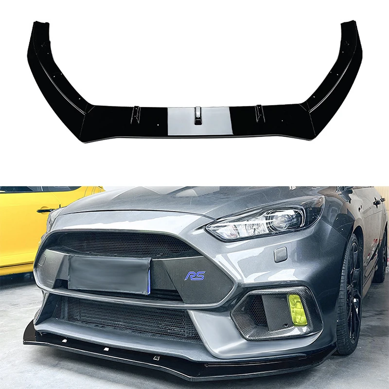 Kit de carrocería con alerón delantero, difusor, splitters, faldones y cubierta protectora para Ford Focus RS MK3 2015-2018
