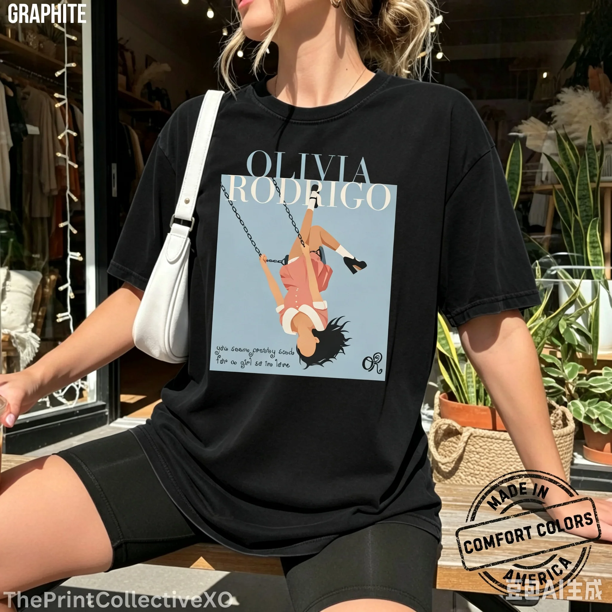 2026 Olivia Rodrigo Shirt 2026 Tour Sad Girl Album Shirt A Girl So in Love Music T-shirt Y2k Ins