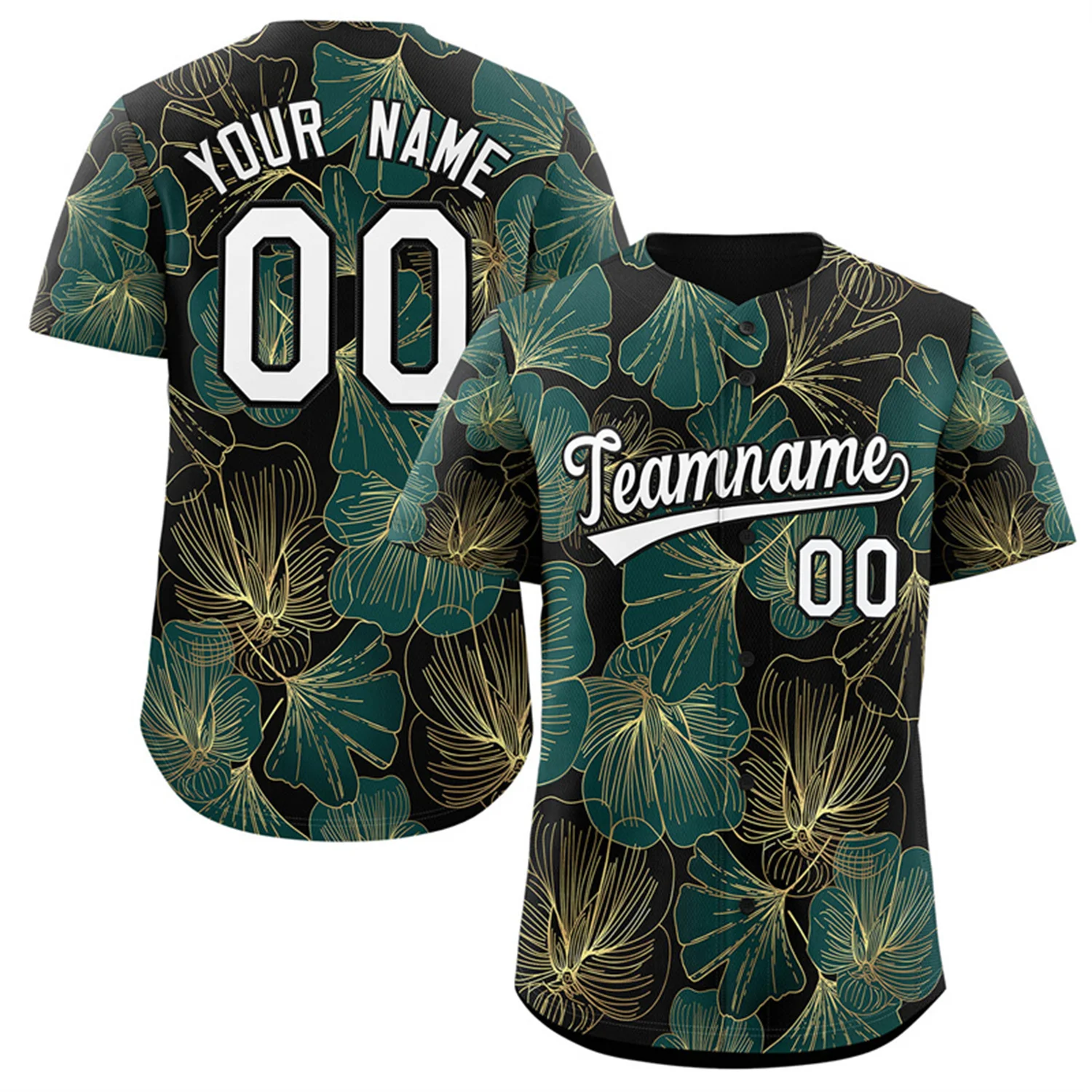 Picture 4: Personalized Custom Baseball Jerseys Beach Style Printed Personalized Name/Number/Logo Training Game/Party Team Uniform For Men