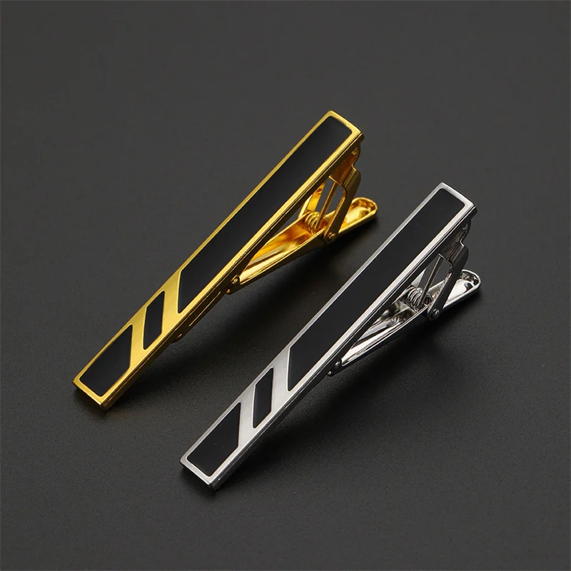 1PC Metal Tie Clip For Men Party Wedding Necktie Tie Clasp Clip Gentleman Ties Bar Tie Pin For Men's Clothing Decor Gift