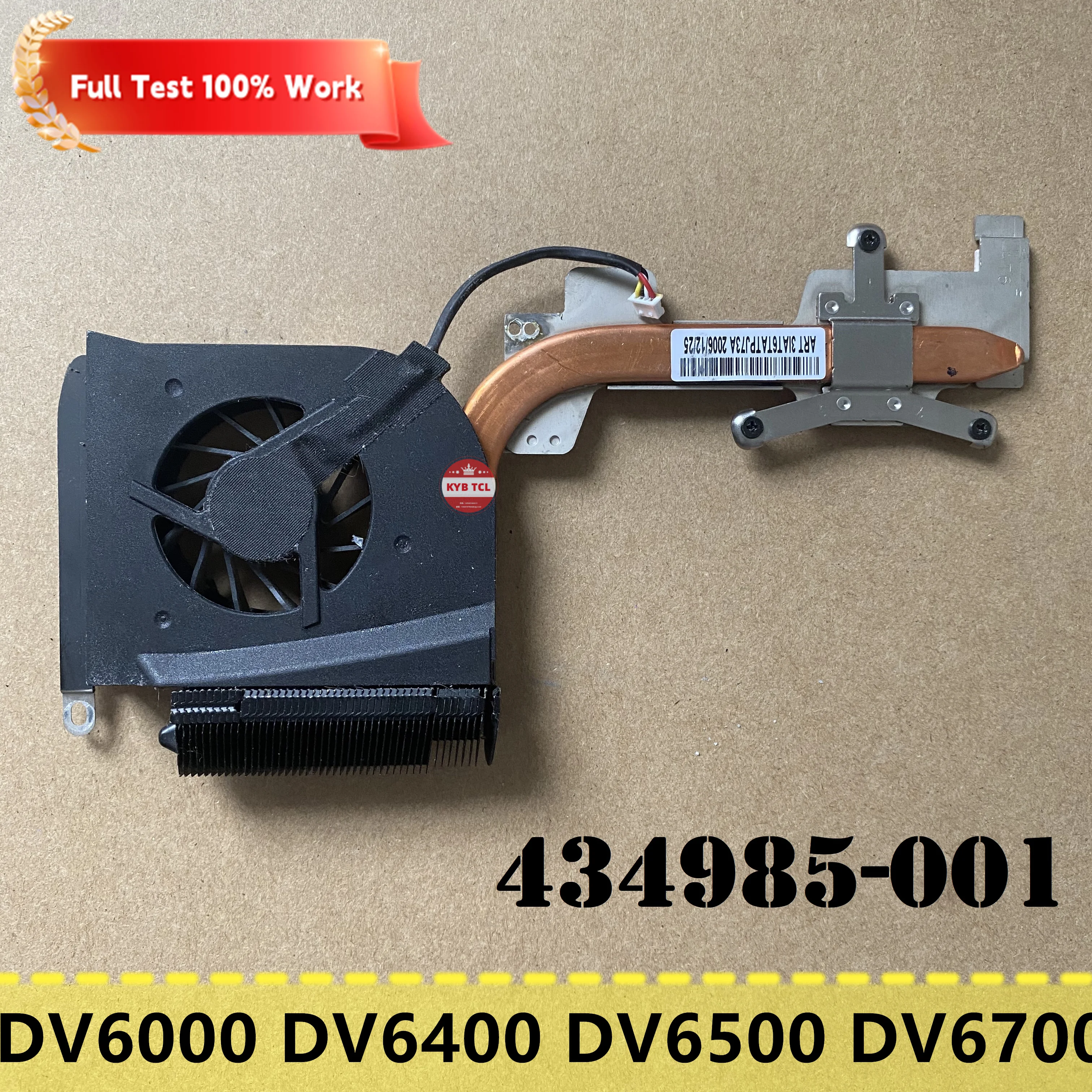 Laptop CPU Cooling FAN + Heatsink For HP Pavilion DV6000 DV6400 DV6500 DV6700 Notebook 434985-001