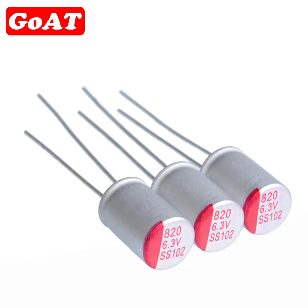 Polymer Solid Capacitor 6.3V 10V 16V 25V 35V 50V 100V 4.7uF 10uF 22uF 33uF 47uF 68uF 100uF 220uF 270uF 330uF 470uF 1000uF 2200uF