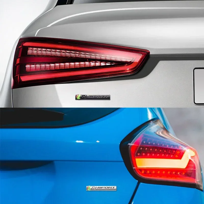 

Car Styling R Sport Car Fender Side trunk Nameplate Decal Emblem Badge Sticker for R XJ F PACE XE XF R-Sport Accessories