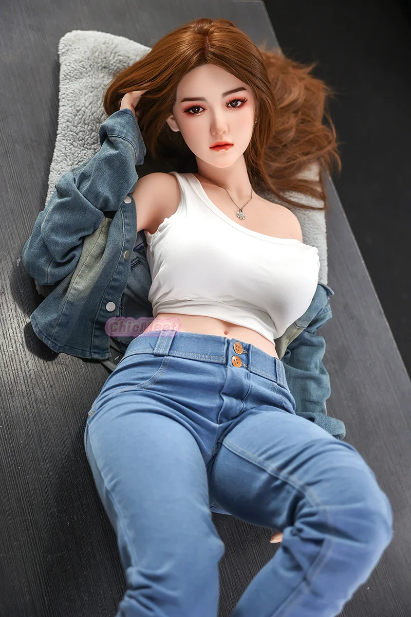 Metal Skeleton Solid Doll Asian Face Real Size Sex Doll Soft Body Realistic Vagina Anal Oral Insertion Adult Entertainment Toy view 3