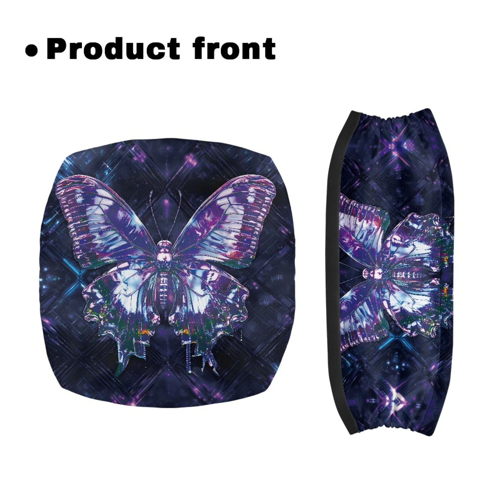 Capa de Almofada para Assento de Andador Rollator Unissex com Estampa de Borboleta Coloranimal, 2 Peças, Moda 2026