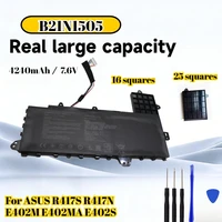 B21N1505 batería del ordenador portátil para ASUS R417S R417N E402M E402MA E402S B21N1505 batería del ordenador portátil de gran capacidad 7,6 V 4240mAh