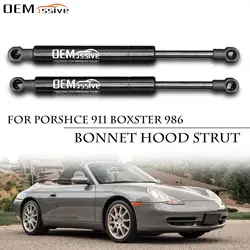 2X Bonnet Front Hood Lift Struts Support Shock Gas Spring Holder For Porsche Boxster 986 1996-2004 911 996 1999-2004 99651155101