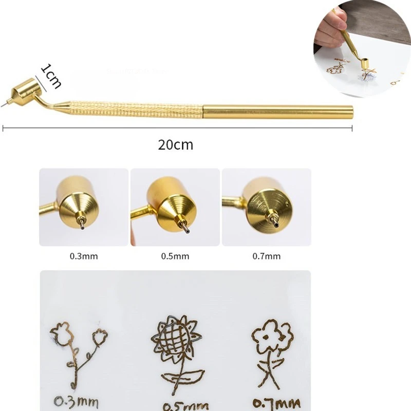 

Ceramic Pigment Painting Gold Pen 0.3/0.5/0.7mm Liquid Writing Tool DIY Ceramic Painting Coloring Smooth Writing Pottery Tools