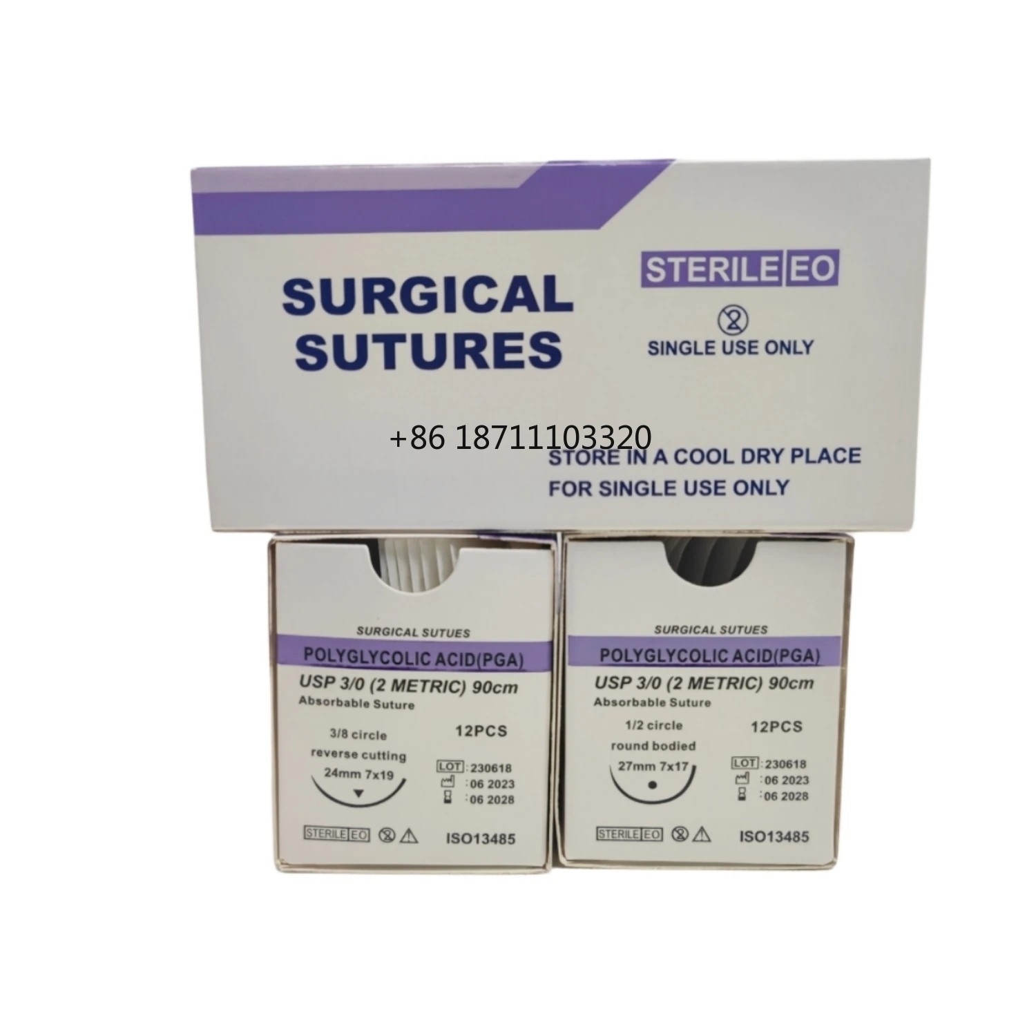 

Medical Veterinary Absorbables Surgical PGA Suture Veterinaria