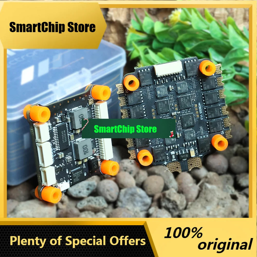 SmCpHAKRC F405V2 65A Stack F405 Flight Control BLHeli-32 65A MPU42688 IMU For FPV DIY Parts