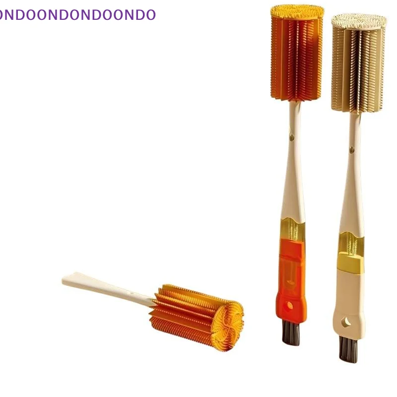 5 In 1 Silicone Bottle Cleaning Brush Long Handle Multifunctional Heads BPA Free for New Mom Baby Feeding Bottle Sippy Cup Clea