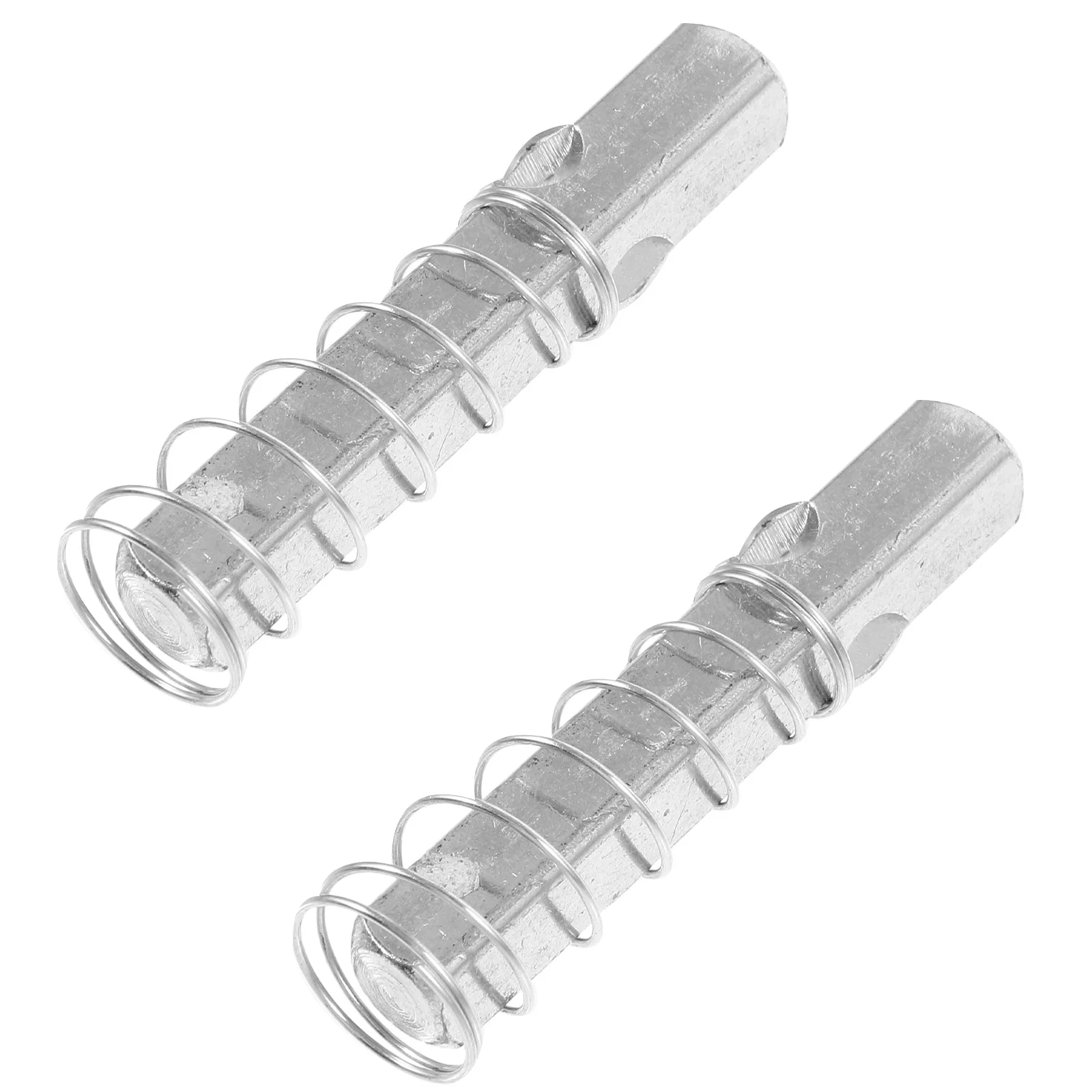 2 個の頑丈なストレートノブスピンドルバーの交換用、古いスタイルのドアハンドル用、機械式ドアロック用の高強度スピンドル