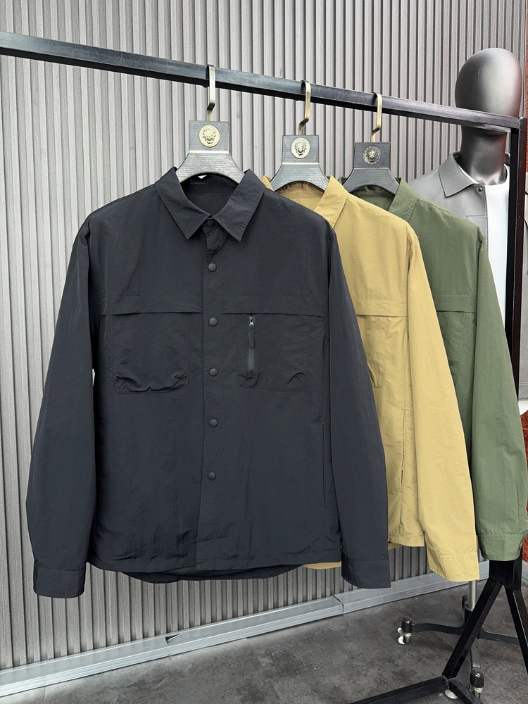 

Svip Sli Dry Laid out, весенне-осенняя мужская куртка, удобная повседневная рабочая одежда с воротником, верхняя одежда Faionable Long Sve