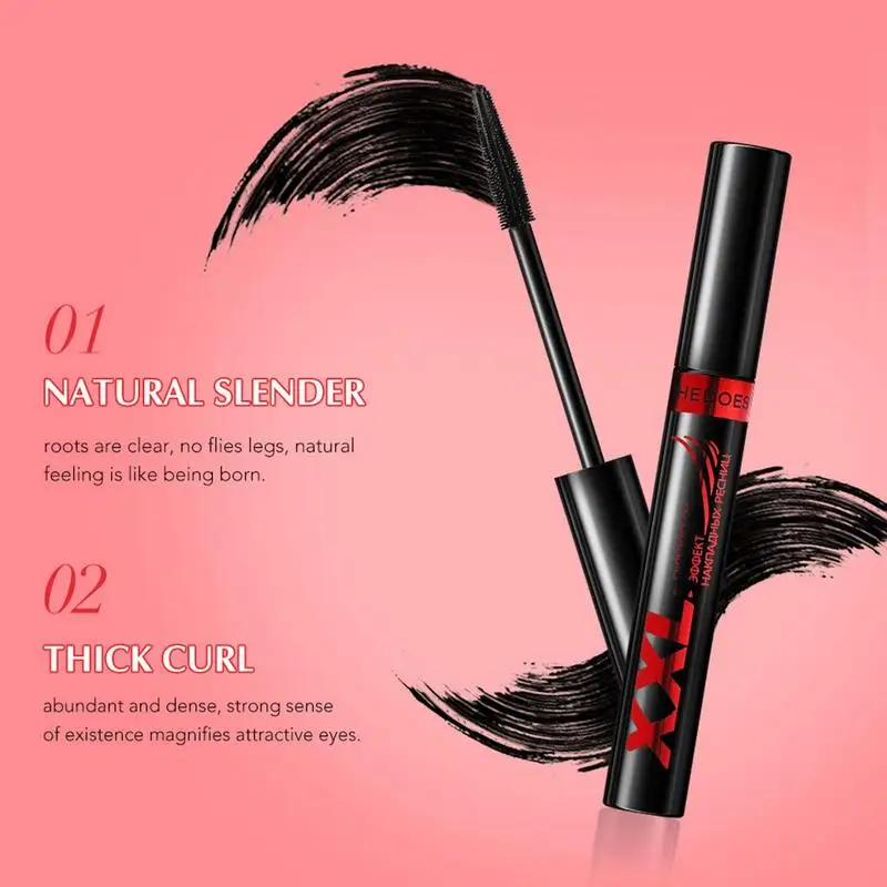 3D Silk Fiber Eye Lash Mascara, efeito de extensão dos cílios postiços, impermeável, alongamento, volume extra, maquiagem Bulklash