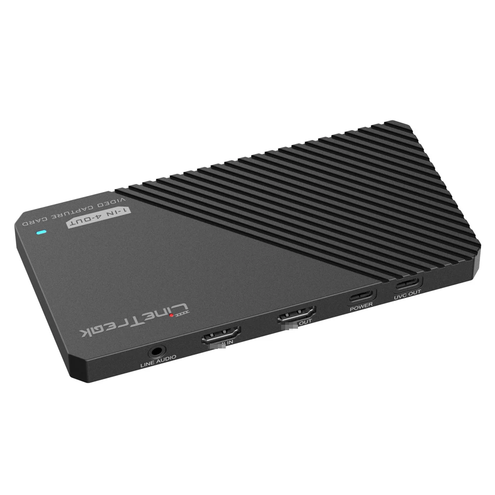 CINETREAK C4 Multi-Platform Video Capture Card 1 HDMI-compatible to 4 UVC Capture Card Four 4K60 MJPEG Streams