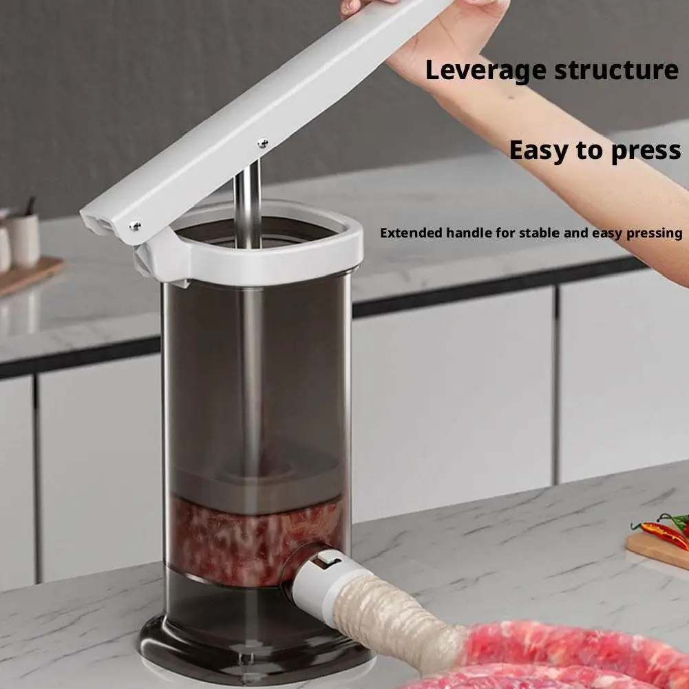 Manual Sausage Stuffer Homemade Sausage Maker Fast Meat Filling Machine Duty Sausage Filler Large Capacity Sausage Filler Meat
