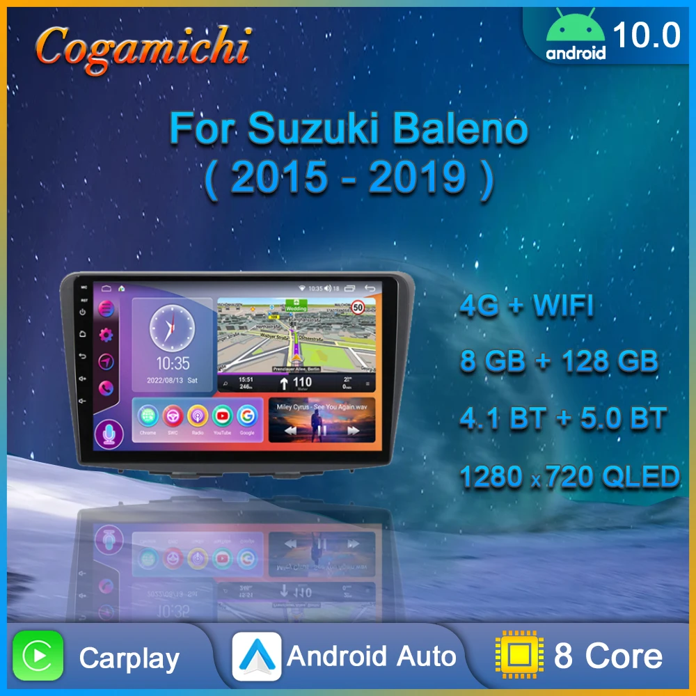 

For Suzuki Baleno 2015 - 2018 Android All In One Car Radio Multimedia Player Auto Stereo GPS Navigation Carplay Touch Screen 4G