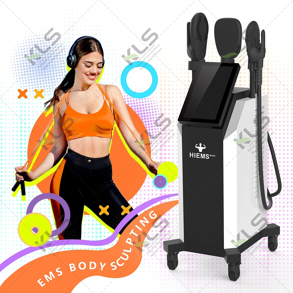 New Lose Weight Instrument Professional High Intensity EMS Fat Reduction Build Muscle Body Stimulate Sculpting Machine