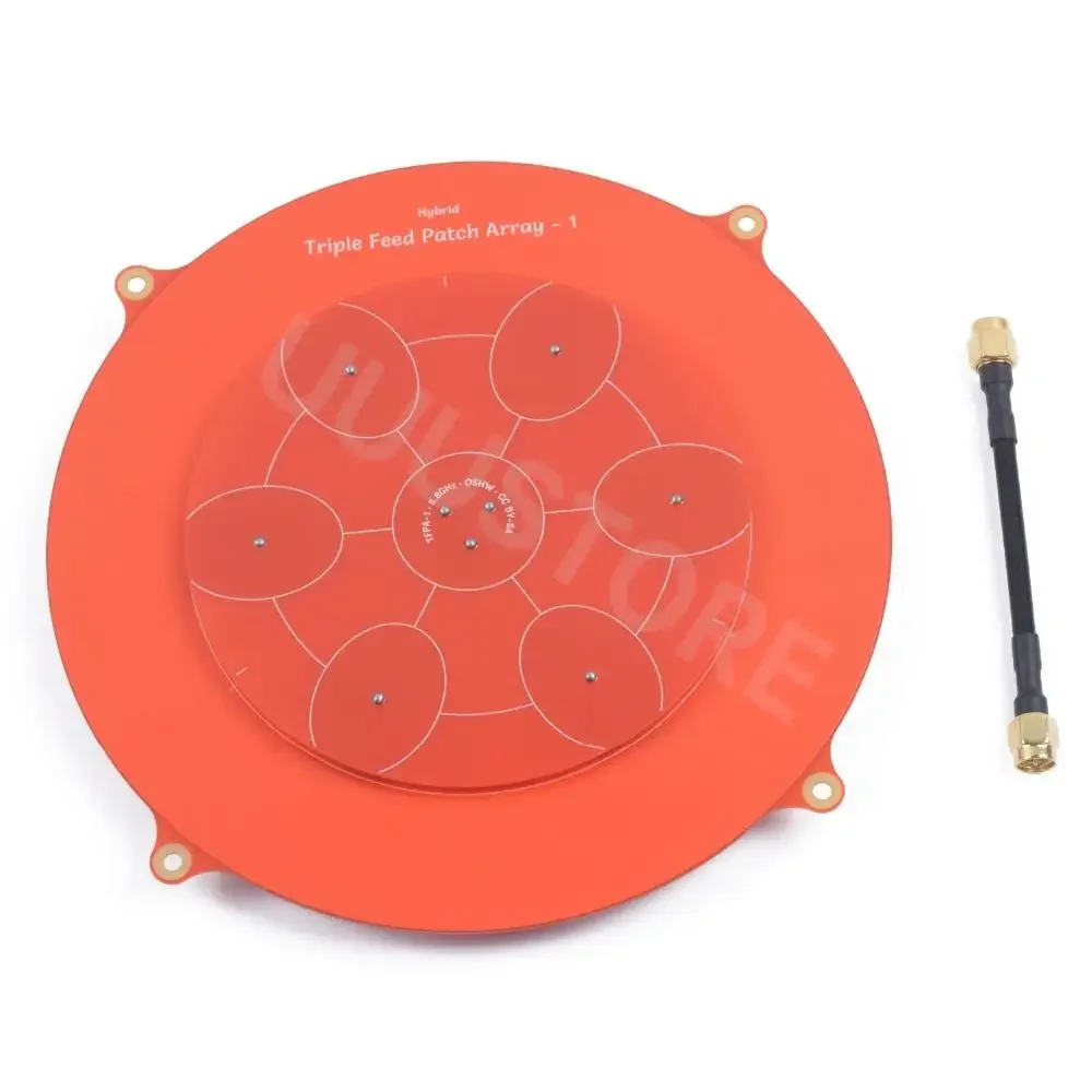 150Mm Triple Feed Patch 5.8Ghz 14dbi Pagode Array Fpv Antenne Lhcp Rhcp Sma Voor Rc Drone Fpv Quadcopter