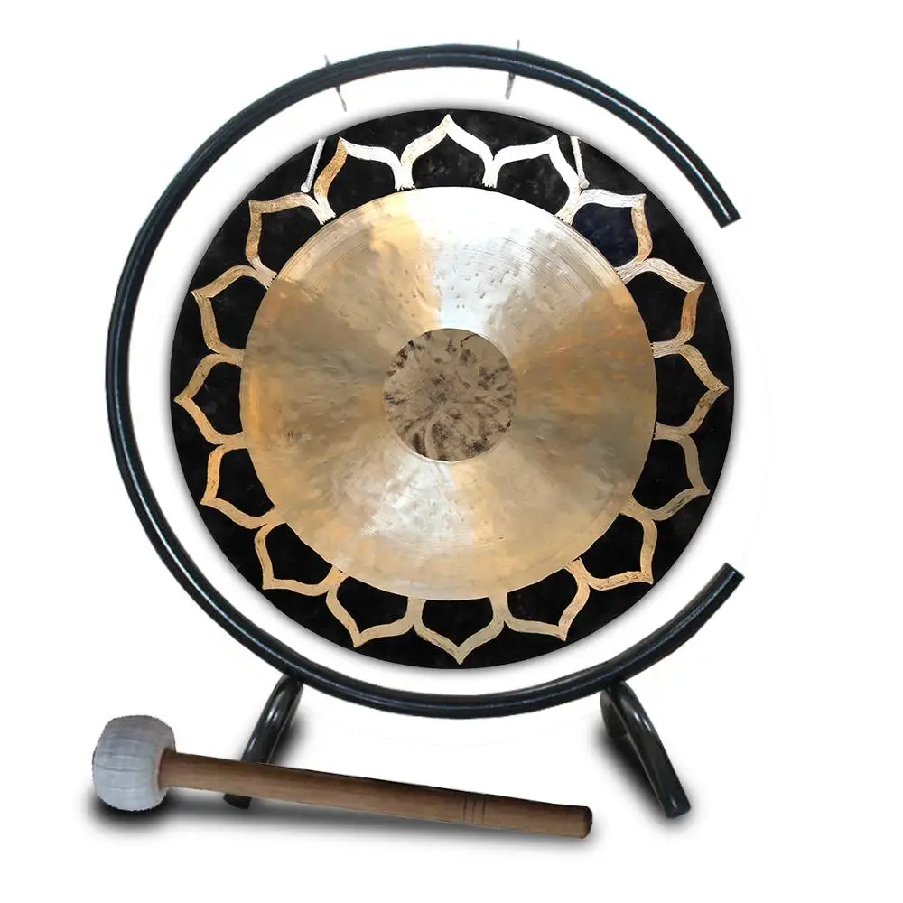 Arborea 20\'\'/ 50CM Wind Gong with C-type Gong Stand Chinese Feng Gong Best Gifts for Sound Therapy and Meditation