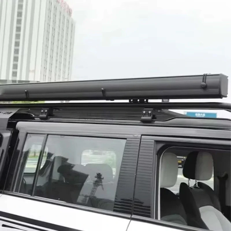 Hot Selling 3-piece External Modification Kit Top Rated 4x4 Roof Rack Side Ladder Side Sunshade Awning for Icar 03 Accessories 3
