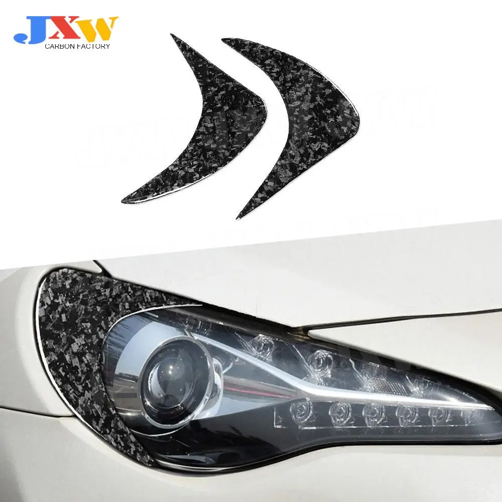 

Forged Carbon Front Eyelids Head Lamp Light Eyebrow Cover 2PCS/Set For Toyota GT 86 2013-2020 Car Decoration