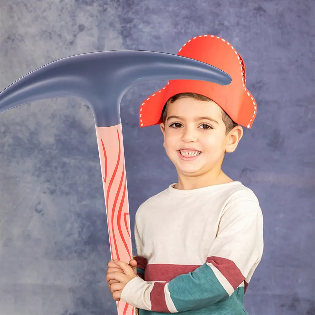 5Pcs Dwarf-Themed Inflatable Pickaxe Prop Fake Hatchet for Halloween Parties Poolside Gatherings Theatrical Performances