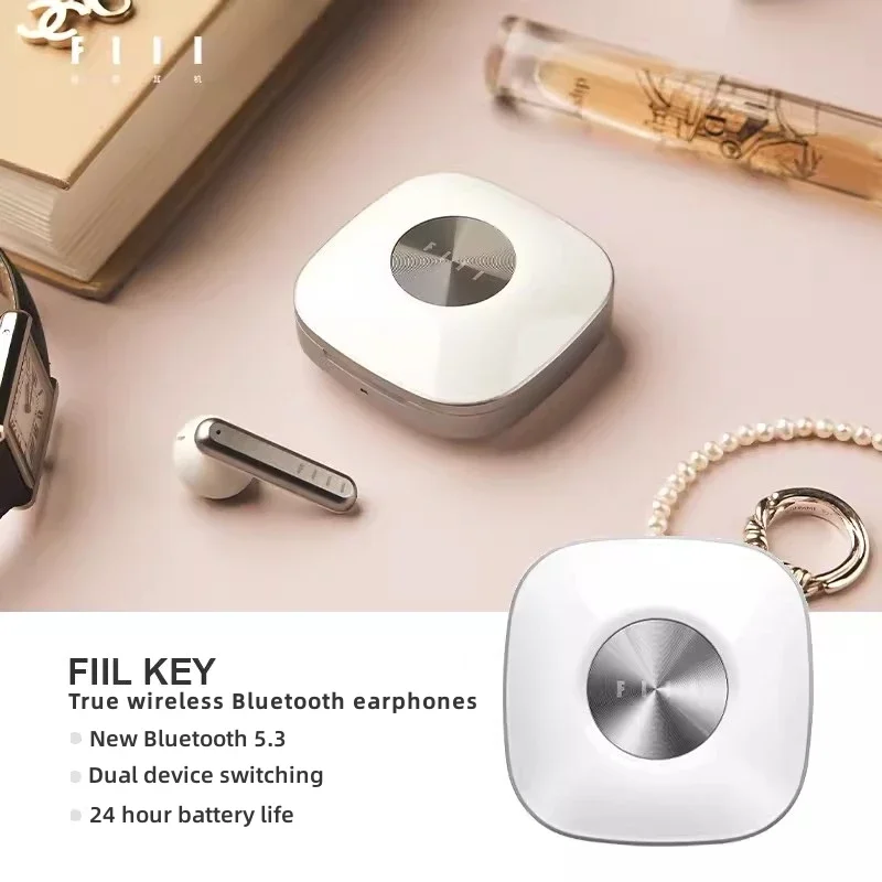 

Global Version FIIL Key Bluetooth 5.3 Wireless Headphones TWS Dual-Mic ENC Earbuds Low Latency Mode Earphones