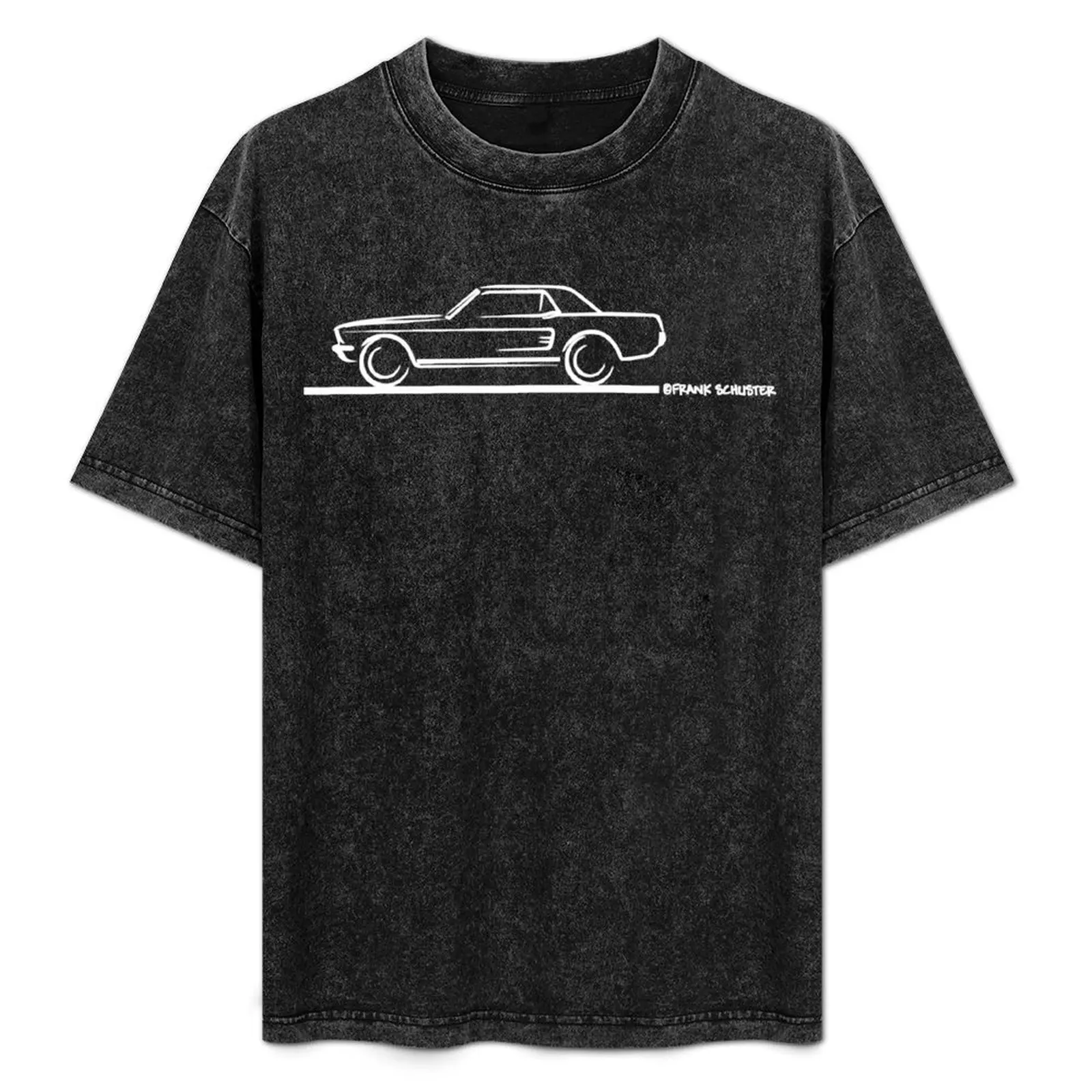 

1967 Ford Mustang Hardtop T-Shirt luxury designer quick drying fashion shirts Men's t shirts