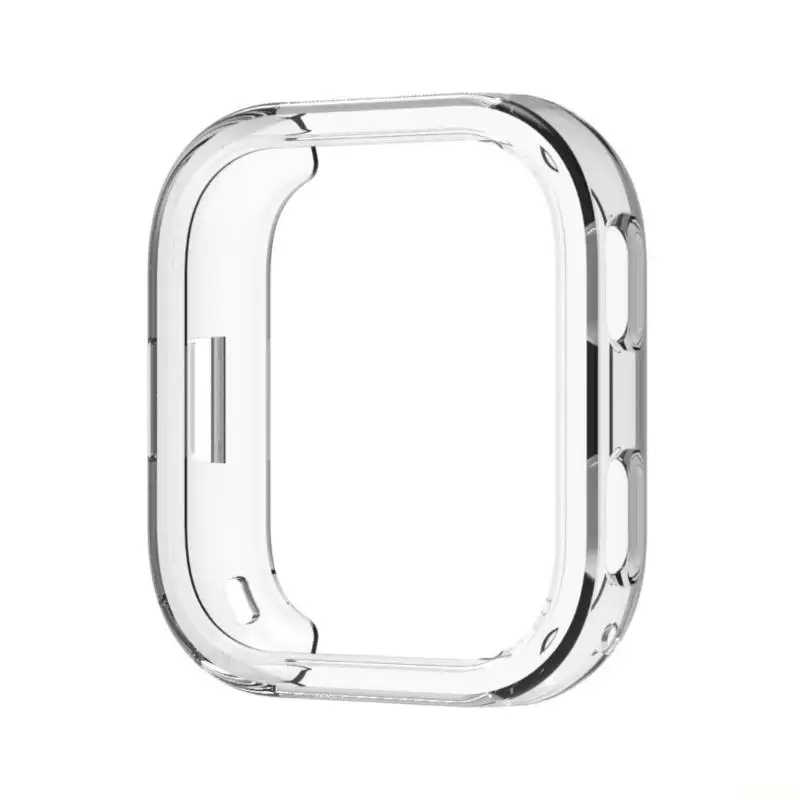 B03F Smartwatch Frame Cover for BIP Watch Face, Flexible Front Cover with Button Reach for Work, Errands, and Exercise