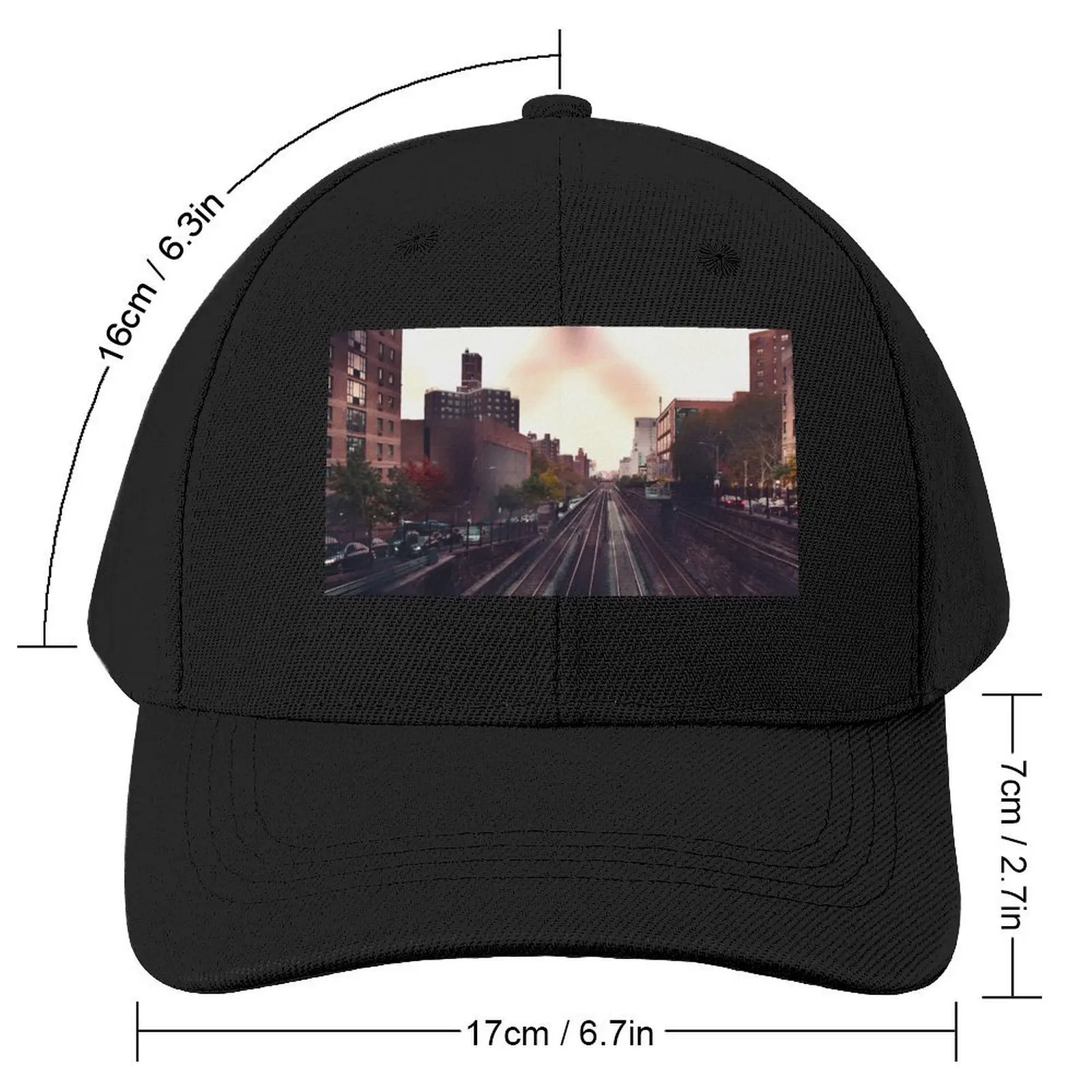 DV - Train Tracks Baseball Cap dad hat Hat Man Luxury New Hat Beach Bag Female Men's