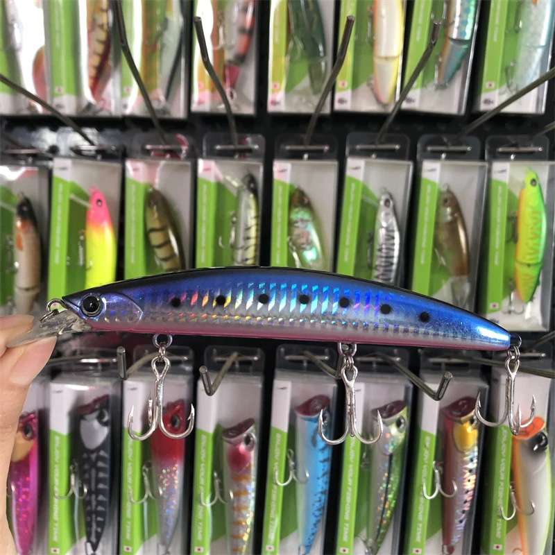 9107 LURETV Giappone SMITH stesso stile Smith vento 125F lancio lungo acqua galleggiante Minolua esca spigola pout esca finta