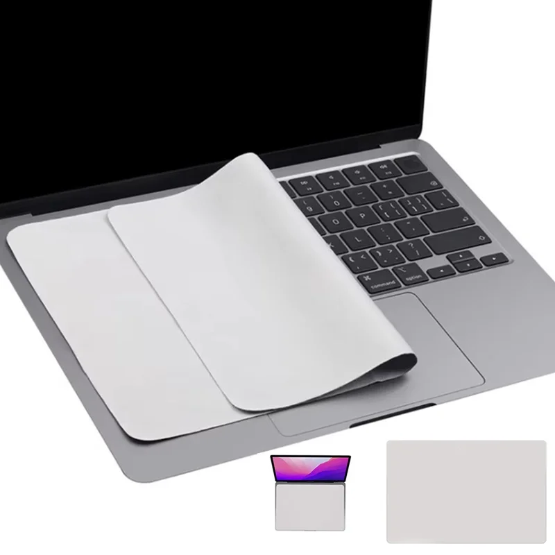 Universal Notebook Screen Keyboard Protection Film Microfiber Dustproof Cleaning Cloth For MacBook 13 14 15 16 Inch Laptop Liner