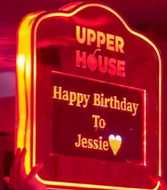 Programmable Mirror LED Sign Board, RGB Neon Frame Bar VIP Light Sign for Night Club Party Events