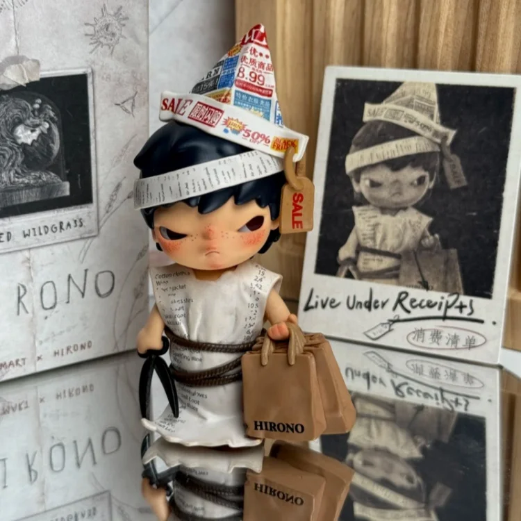 Original POPMART Hirono Greenhouse Miscanthus Serie Blind Box Sammlerfigur Niedliche Schreibtischdekoration Geburtstagsgeschenk für Freunde Spielzeug – Detail 13