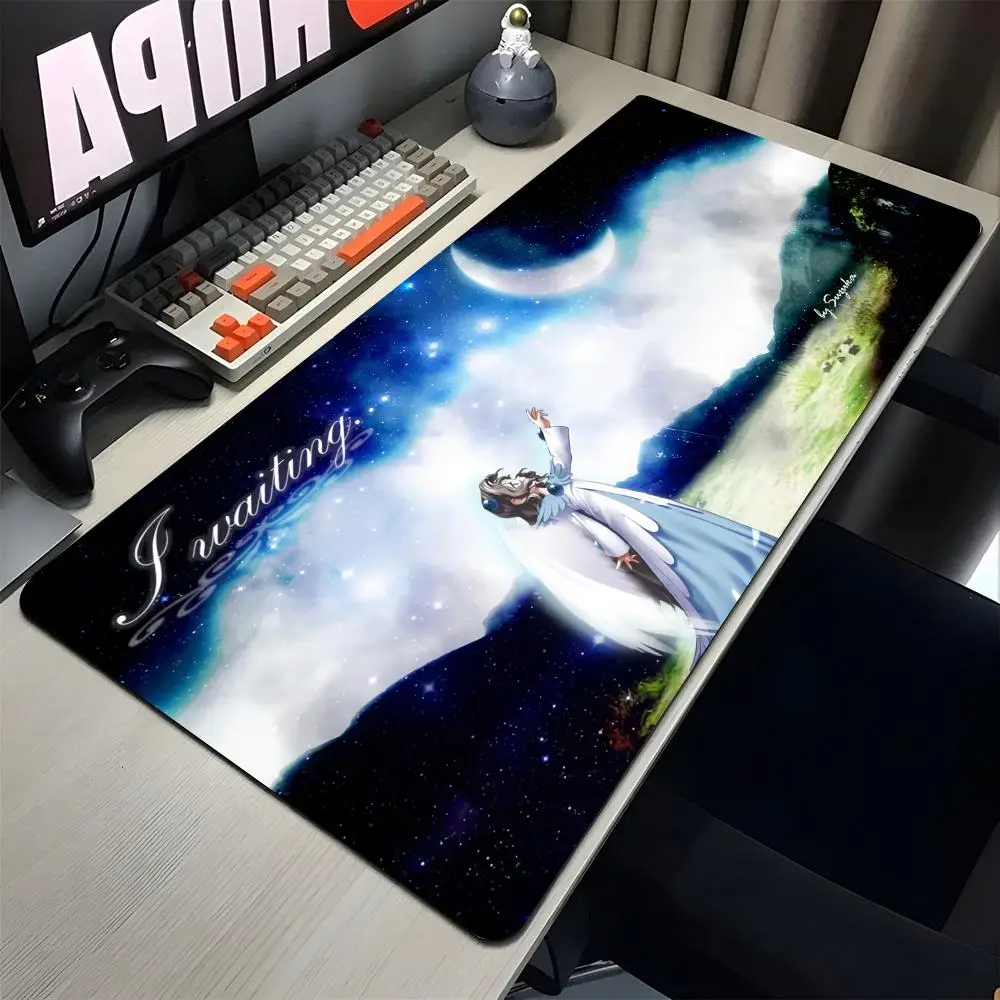 C-Cardcaptor Sakura Magic Mouse Pad Large Gaming Gamer Big Mouse Mat Computer Locking Edge MousePad 90x40cm Keyboard Desk