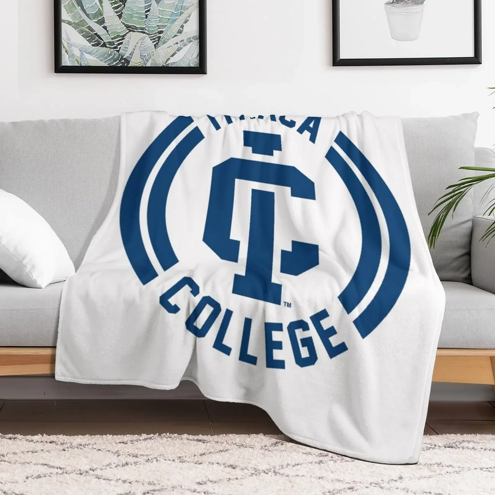 Ithaca College bombers Throw Blanket Softest Sofa Quilt Blankets