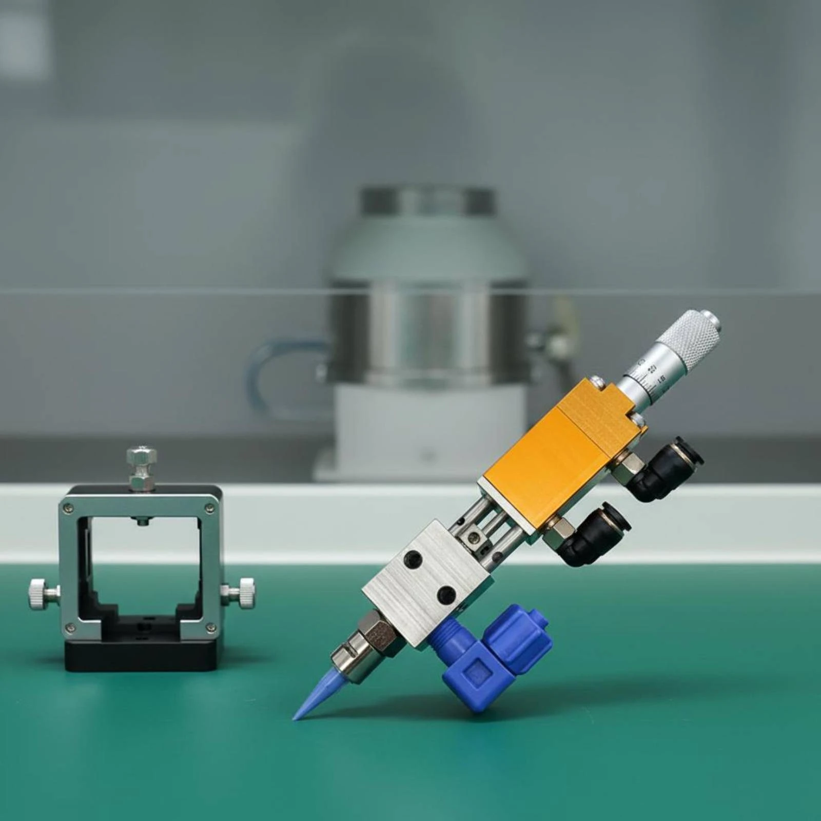 

Micrometer Glue Valve Single-Component Use Micro Adjustment Dispensing Valve Thimble Glue Dispenser Alcohol Compatible