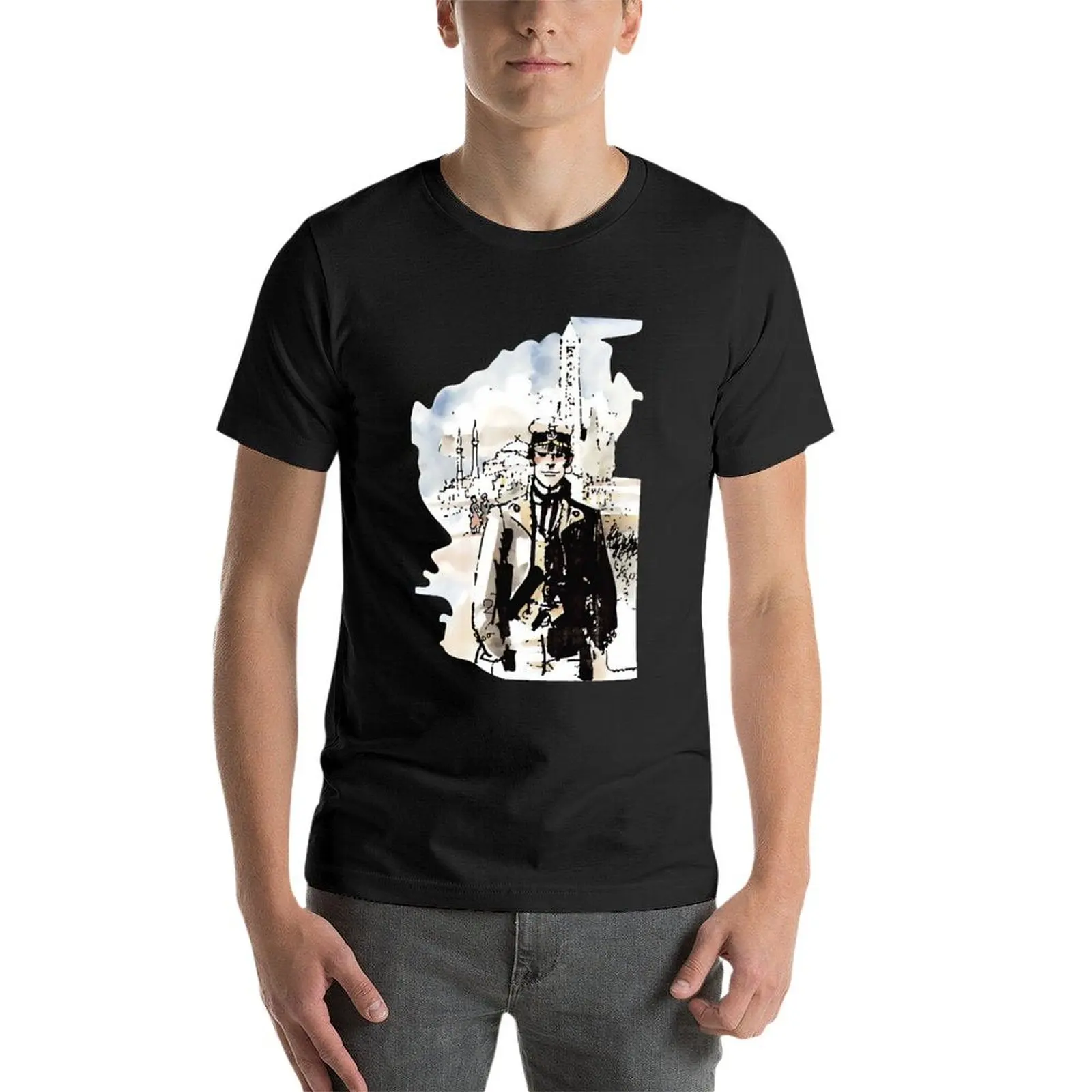 كابتن أمريكا كوميك تي شيرت ، مالتيز ، كوروتو ، بحار الأوروبي ، مالتا ، هيوغو برات ، مغامرات #4